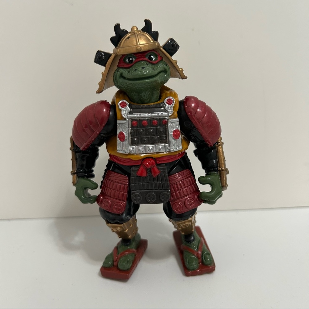 TMNT Movie III Samurai Raph Figure with Mask Ninja Turtles 1993 Raphael Movie 3